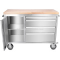 26'' size customised Stainless Steel truck tool box with drawers and casters